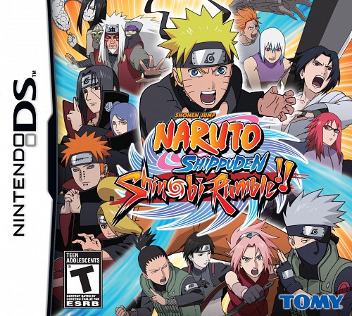 Naruto Shippuden: Shinobi Rumble box art for Nintendo DS